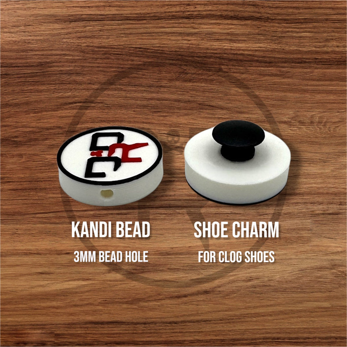 Tape B Cassette | Kandi Beads | Shoe Charms